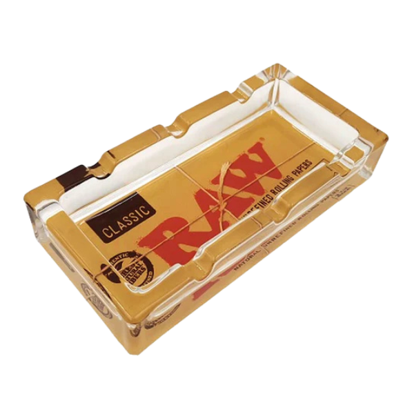 Raw Glass Ashtray / Rectangle